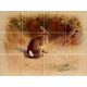 Tile mural - wildlife - rabbit - 