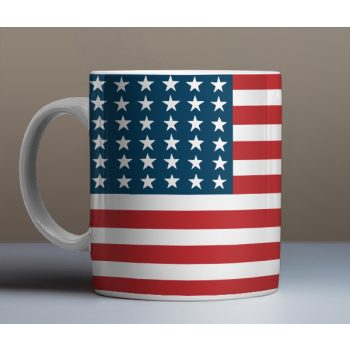 Amerikai zászlós bögre