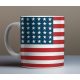 USA zászló mintás bögre