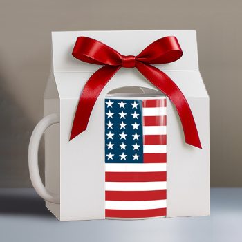 Amerikai zászlós bögre díszdobozban