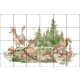 Erdei állatok III. - mozaik csempe (91x60cm)