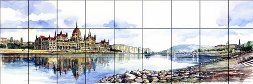 Budapest II. - Mozaik csempe (180x60 cm)