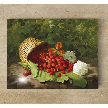 Ceramic tile mural - fruit - strawberry 
