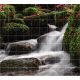 Ceramic tile mural - forest and waterfall 