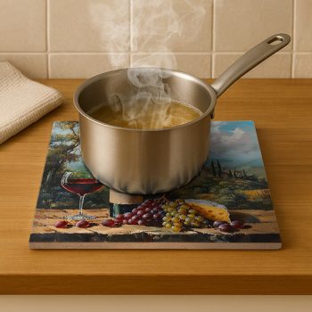 Ceramic tile mural - drink - Wine tasting table 