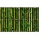 Bamboo tile mural