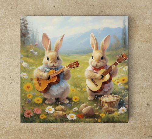 Musician Easter bunnies