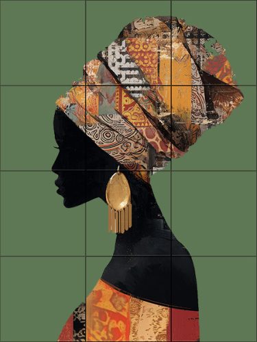 Tile mural - Peoples of Africa II. 