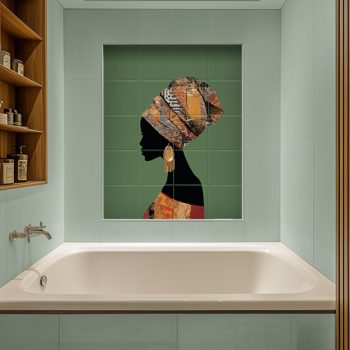 Tile mural - Peoples of Africa II.