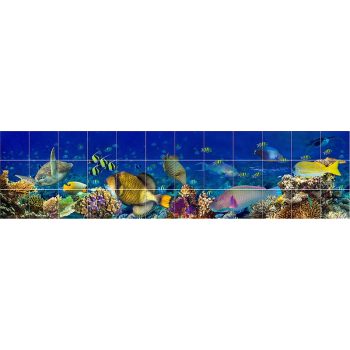 Korallzátonyos csempe fürdőszobába 180x45cm Korallzátonyos csempe fürdőszobába 180x45cm