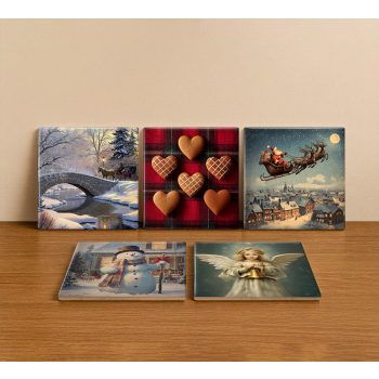 Ceramic tile mural - children playing snowball  Ceramic tile mural - children playing snowball