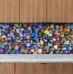 Ceramic tile mural - colorful rocks