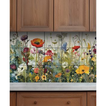 Ceramic tile mural - fruits