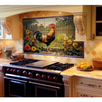 Tile mural - farm 2.