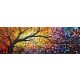 Tile mural - birds - wild goose and reeds 