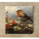 Ceramic tile mural - birds -rusty tail 