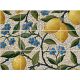 Mediterranean style lemon and forget-me-not decorative tile