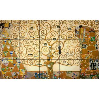 Ceramic tile mural - Klimt: The kiss - Ceramic tile mural - Klimt: The kiss -