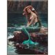 Ceramic tile mural - Little Mermaid
