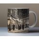 Vintage winter street mug