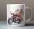 Santa on motorcycle mug
