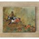 Ceramic tile mural - birds -Bullfinch 