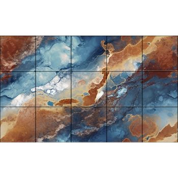 Színes festék mintás fali csempe 