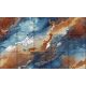 Marble - brown and blue - tile mural