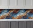 Marble - brown and blue - tile mural