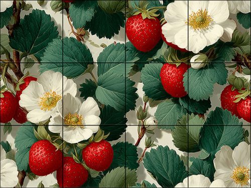 Ceramic tile mural - spices