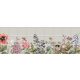 Ceramic tile mural - vintage flowers