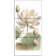 Ceramic tile mural - Lotus flower