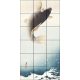 Ceramic tile mural - water world -fish 