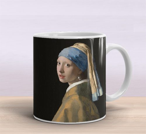 Johannes Vermeer festményes bögre