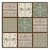 Ceramic tile mural - motif - vintage mosaic  