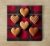 Gingerbread hearts - tile trivet
