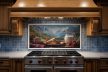 Tile Mural – French Alps Breakfast Scene with Croissant 