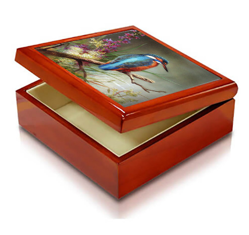  Kingfisher patterned gift box