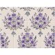 Vintage lavender tile mural