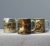Rooster and chicken mug set of 3 mugs 