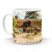 Rooster and chicken mug set of 3 mugs 
