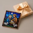 Ceramic tile mural - The adoration of the shepherds 