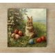Easter rabbit - tile trivet