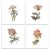 Set of tiles - flowers IV. 
