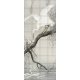 Ceramic tile mural - birds -white heronsJapanese 