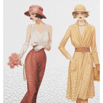 1920 fashion - kitchen set