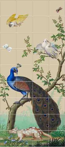 Tile mural - Mythology -The creation of Adam 