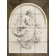 Ceramic tile mural - Madonna and the child 