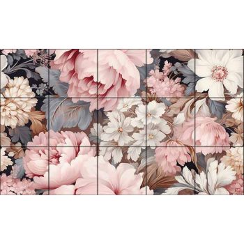 Bazsarózsás csempe