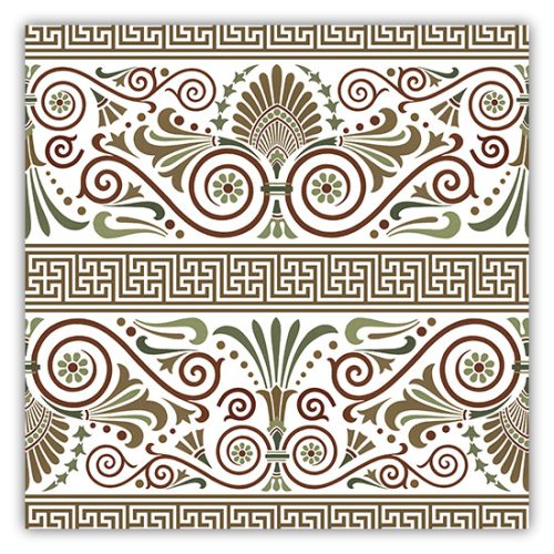 Ceramic tile mural - Greek IV.